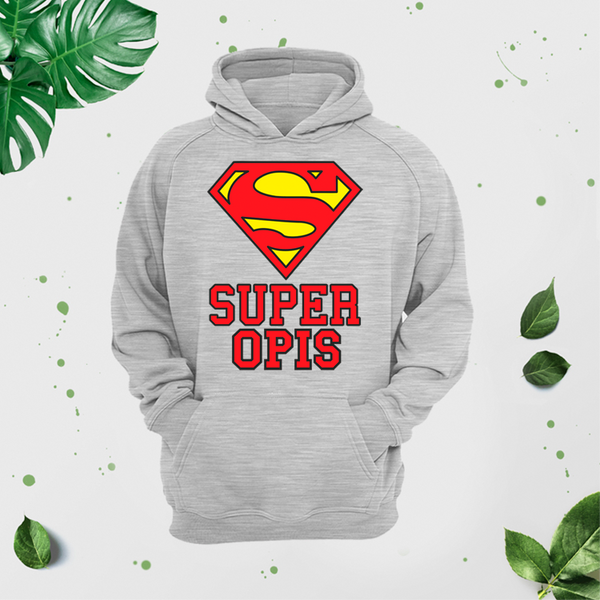 Vīriešu džemperis ar apdruku "Super opis" CreativePrint