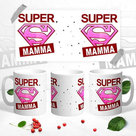 Krūze ar apdruku: Super MAMMA CreativePrint