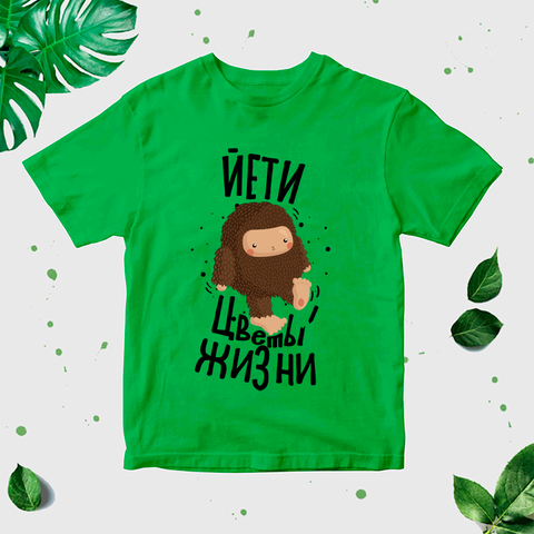 Bērnu T-krekls ar apdruku "Yeti" CreativePrint
