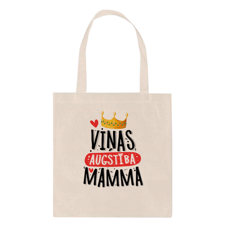 Shopper soma ar apdruku "Viņas augstība mamma" CreativePrint