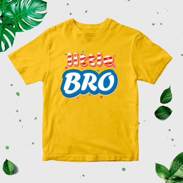 Bērnu T-krekls ar apdruku "Little Bro" CreativePrint