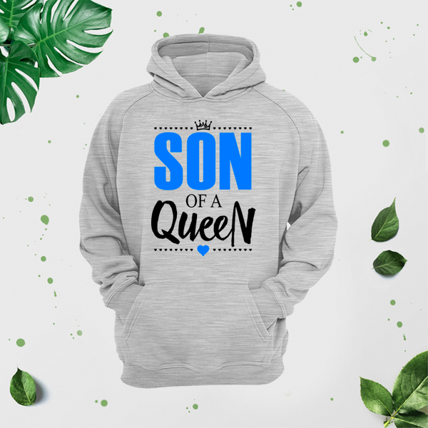 Vīriešu džemperis ar apdruku "Son of a queen" CreativePrint