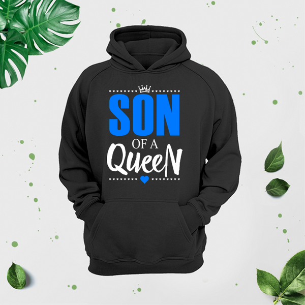 Vīriešu džemperis ar apdruku "Son of a queen" CreativePrint