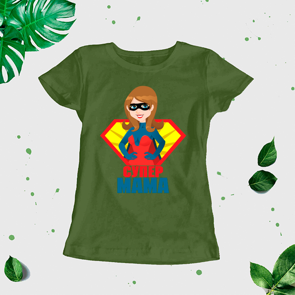 Sieviešu t-krekls "Super mamma" CreativePrint