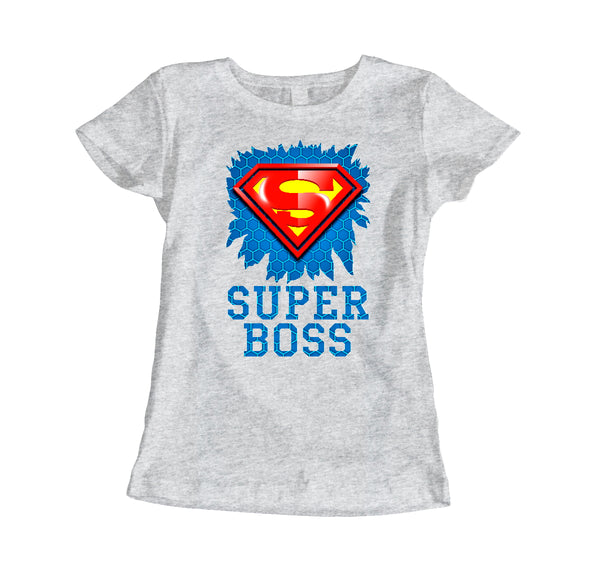 SUPER BOSS. Sieviešu t-krekls CreativePrint