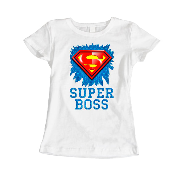 SUPER BOSS. Sieviešu t-krekls CreativePrint