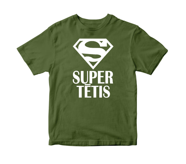 SUPER TĒTIS. Vīriešu T-krekls CreativePrint