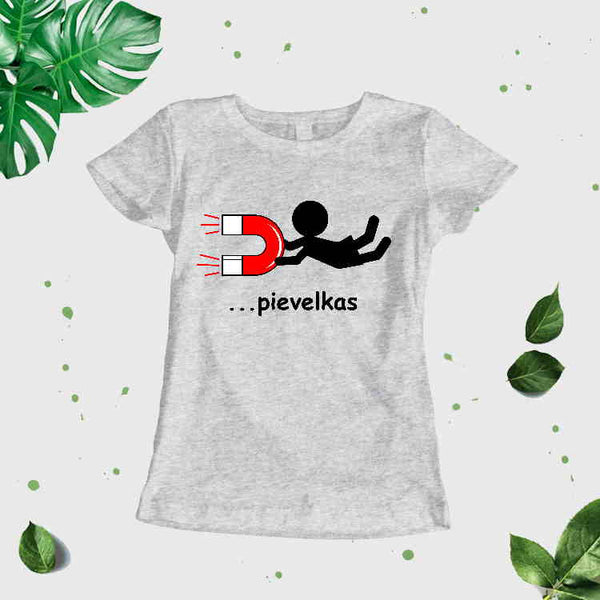 Pretpoli pievelkas. Sieviešu t-krekls CreativePrint