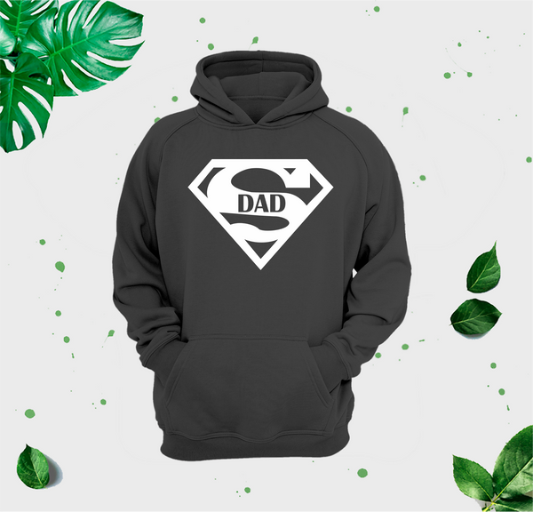 Vīriešu džemperis ar apdruku "Super tētis" CreativePrint