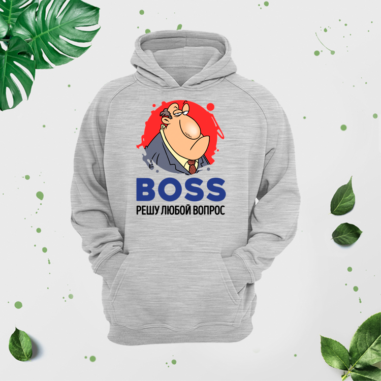Vīriešu džemperis ar apdruku "Boss" CreativePrint