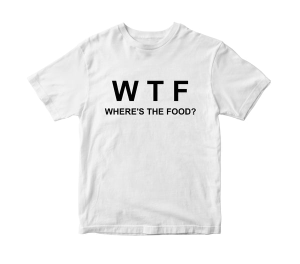WTF Kur ir ēdiens? Vīriešu T-krekls CreativePrint