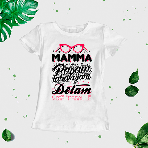 Sieviešu t-krekls "Mamma pašam labākajam dēlam" CreativePrint