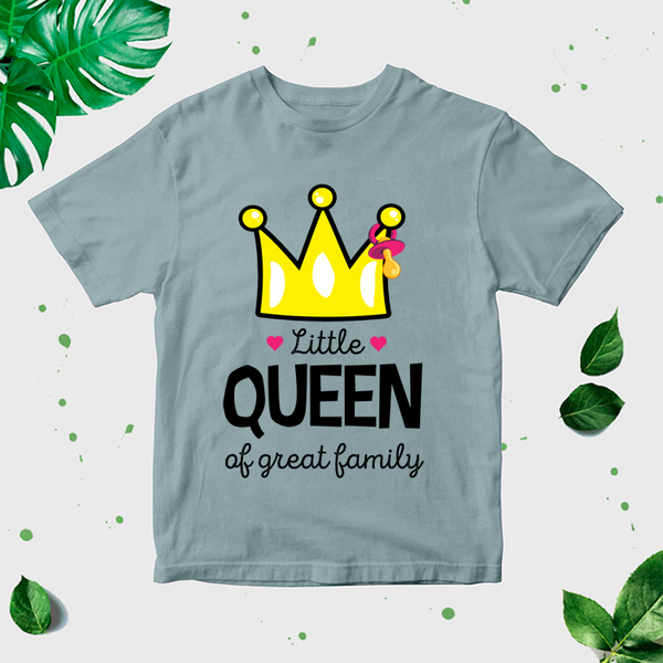 Bērnu T-krekls ar apdruku "Queen" CreativePrint