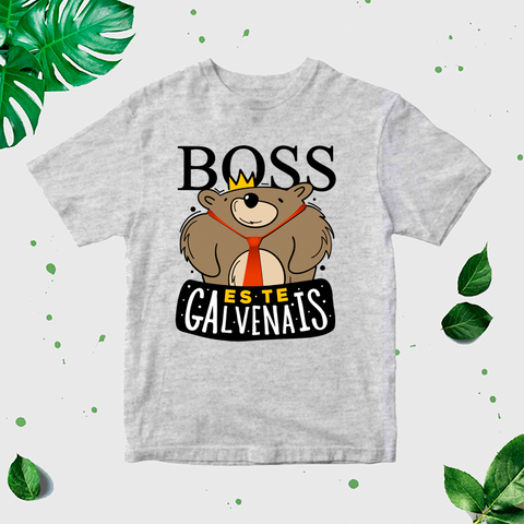 Vīriešu T-krekls "Boss" CreativePrint