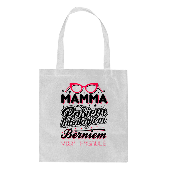 Shopper soma ar apdruku "Mamma pašiem labākajiem bērniem visā pasaulē" CreativePrint