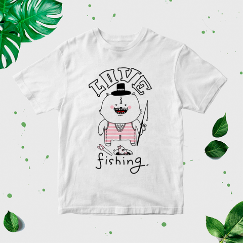 Vīriešu T-krekls "Love fishing" CreativePrint