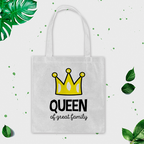 Shopper soma ar apdruku "Queen" CreativePrint