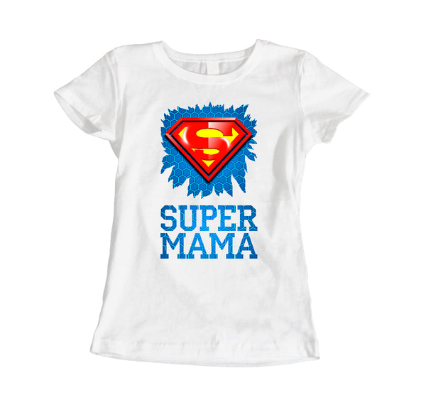 SUPER MAМMA. Sieviešu t-krekls CreativePrint