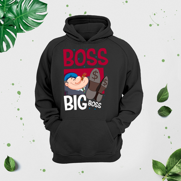 Vīriešu džemperis ar apdruku "Big boss" CreativePrint