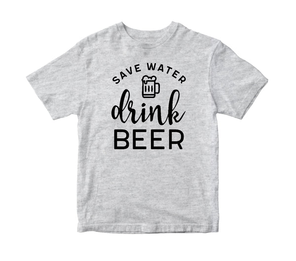 Taupiet ūdeni, dzeriet alu. Vīriešu T-krekls CreativePrint