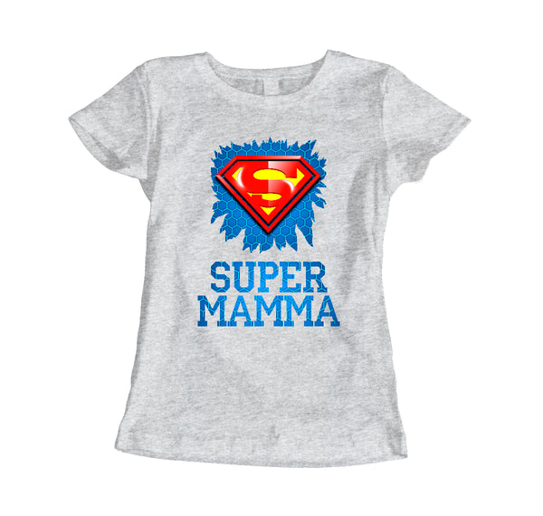 SUPER MAMMA. Sieviešu t-krekls CreativePrint