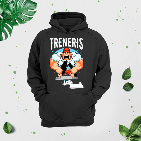 Vīriešu džemperis ar apdruku "Treneris" CreativePrint