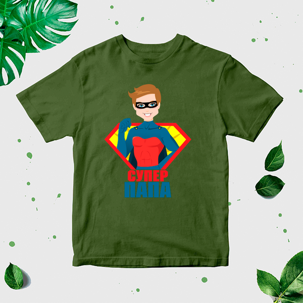 Vīriešu T-krekls "Super tētis" CreativePrint