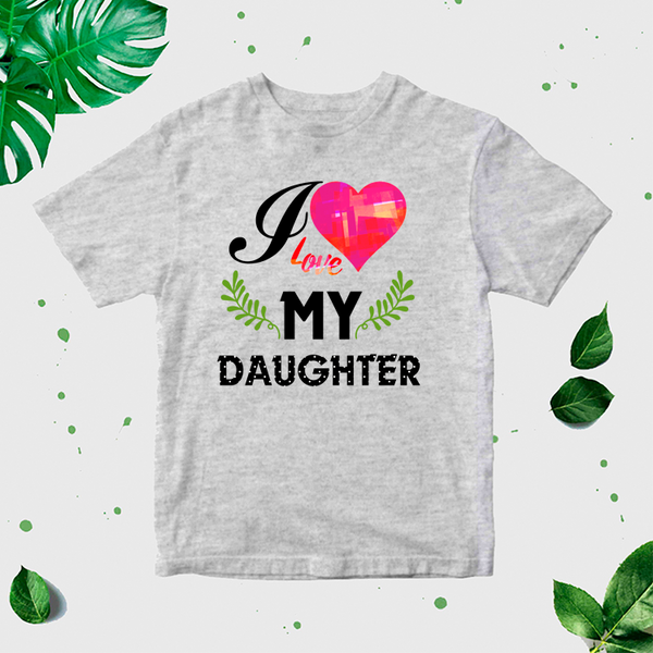 Vīriešu T-krekls "I love my daughter" CreativePrint
