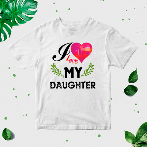 Vīriešu T-krekls "I love my daughter" CreativePrint