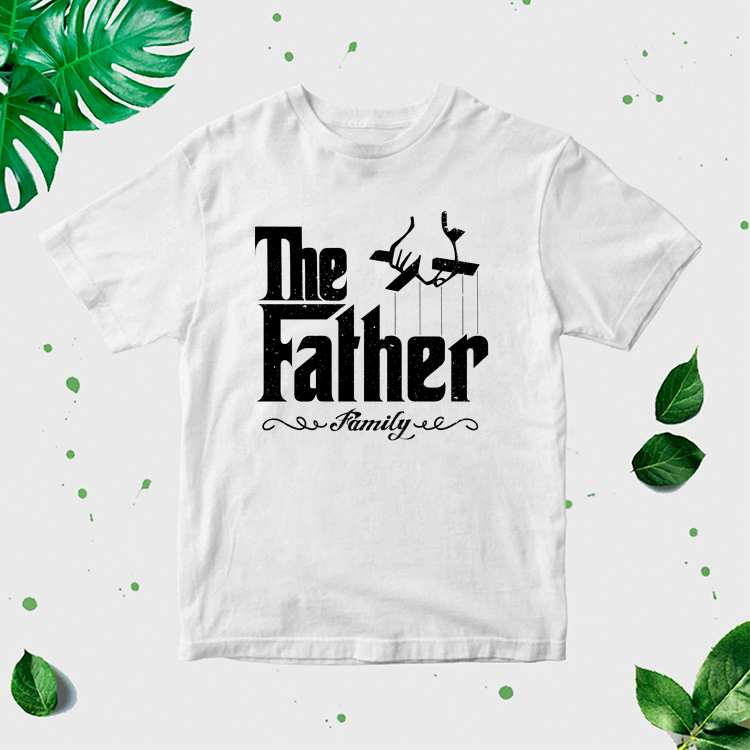 Vīriešu T-krekls "The father family" CreativePrint