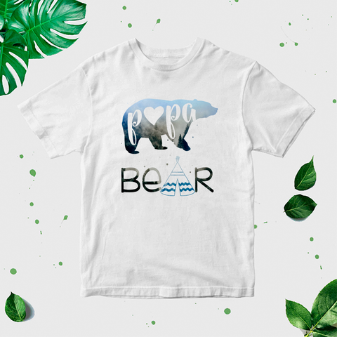 Vīriešu T-krekls "PAPA BEAR" CreativePrint